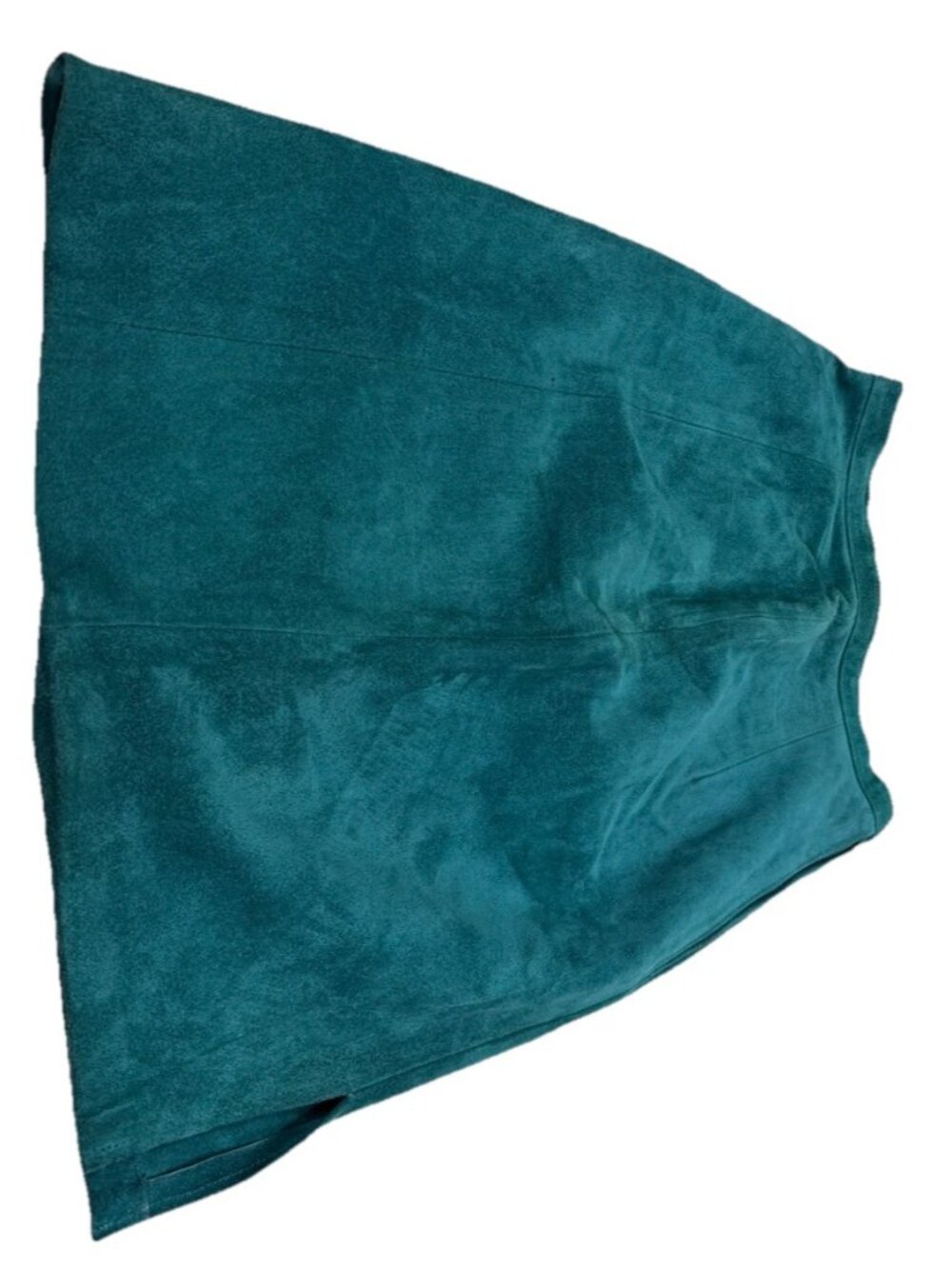 Outerwear By Phoenix 8/10 (measures 26x21) Suede Leather Green Maxi Skirt GUC